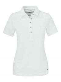 Weißes Funktions Poloshirt für Damen von Cutter & Buck mit UV-Schutz und femininer Passform